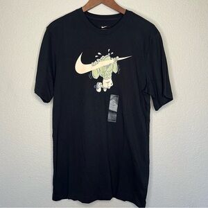 NWT Nike Training Dri-Fit Graphic Black Men's T-Shirt Size Medium Tall